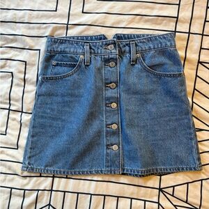 Levi’s denim mini skirt